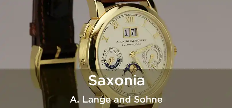  Saxonia A. Lange and Sohne